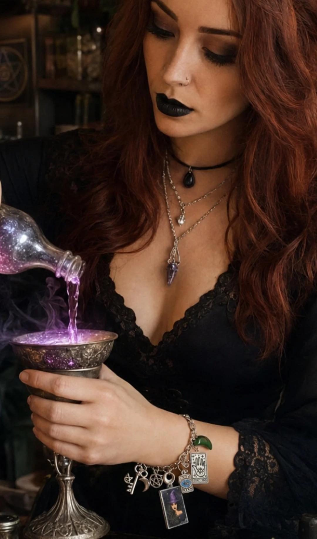 woman wearing neve silver toggle.jpg