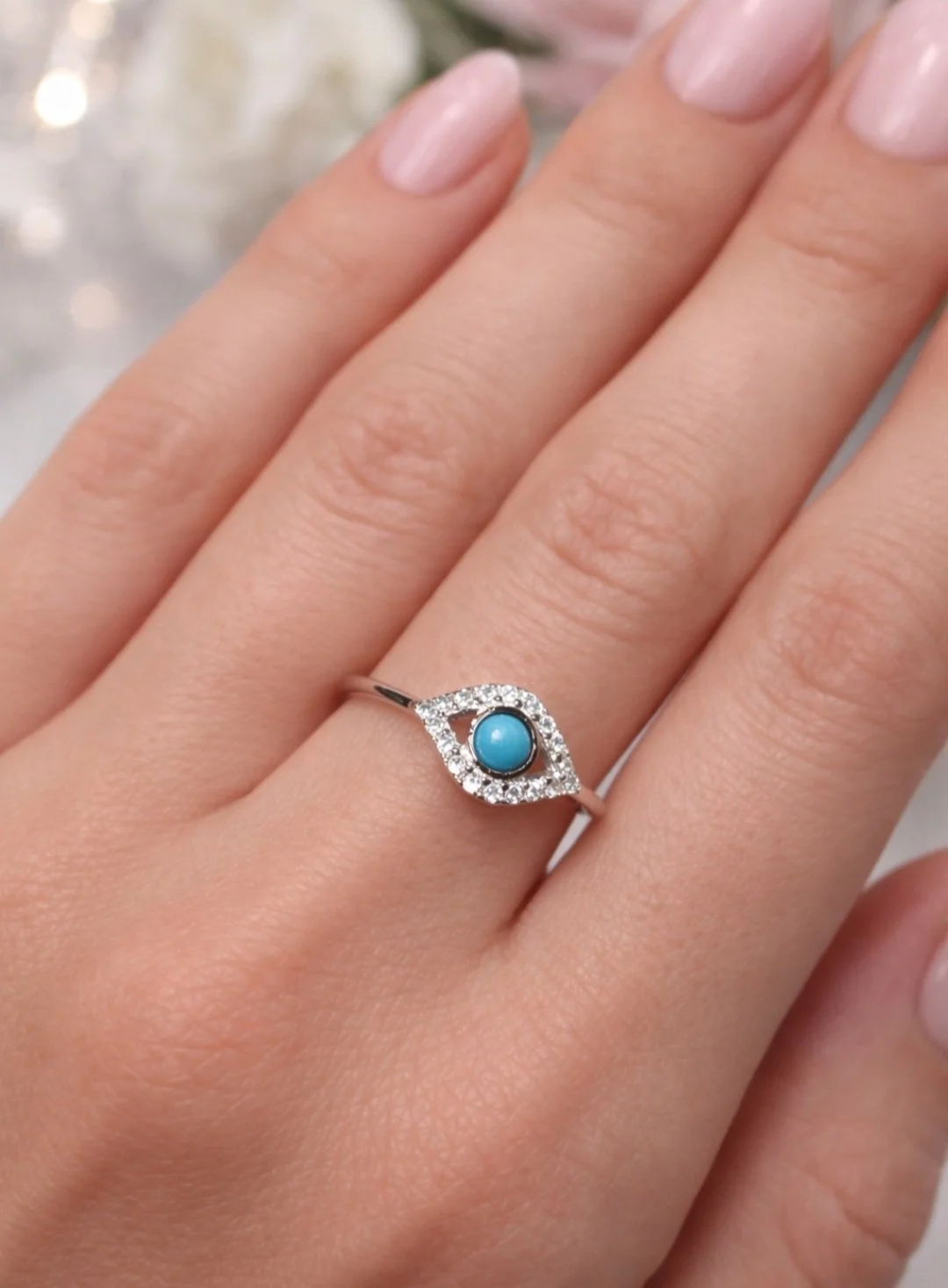 Sterling Silver & Gold Evil Eye CZ Rings 🧿✨