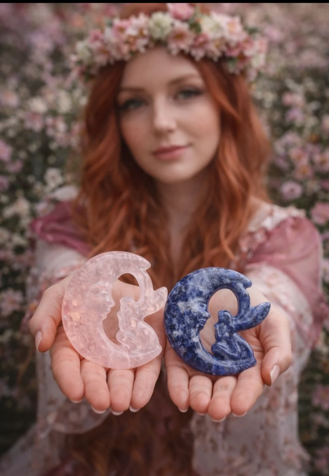 Moon Fairy Crystal Carving🌙🧚‍♀️✨