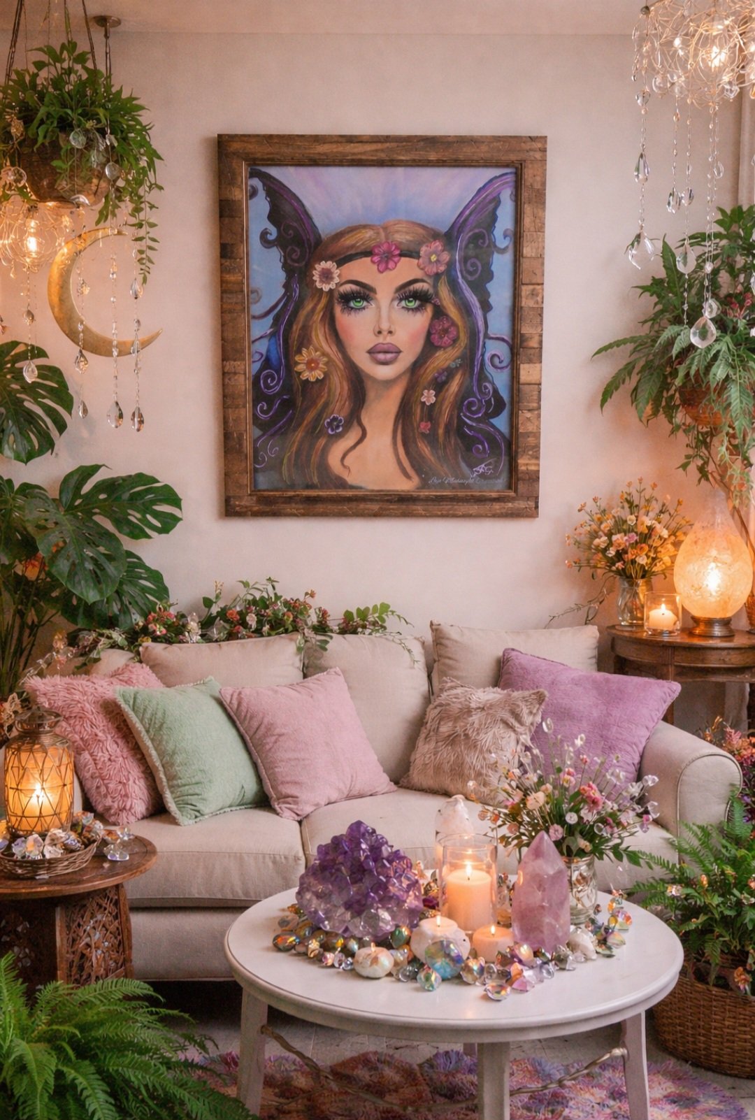 hippie fairy merida on wall.jpg