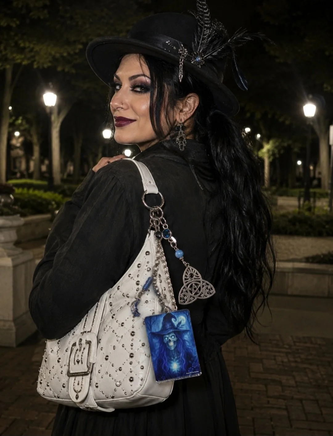 verene on lady bag.jpg
