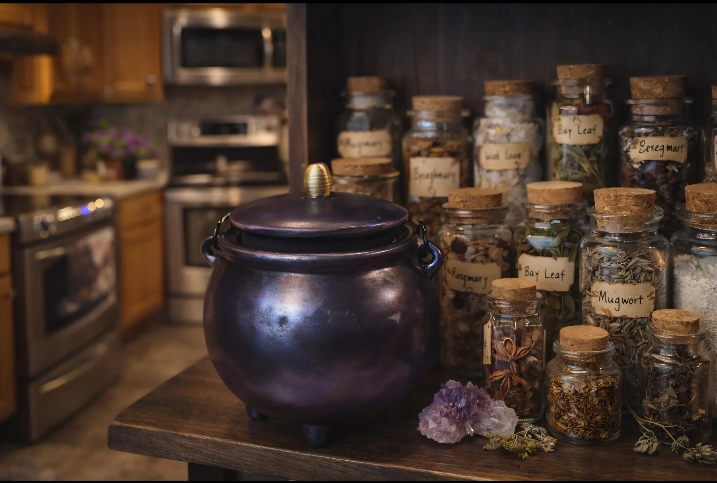 cauldron candle in kithcen.jpg