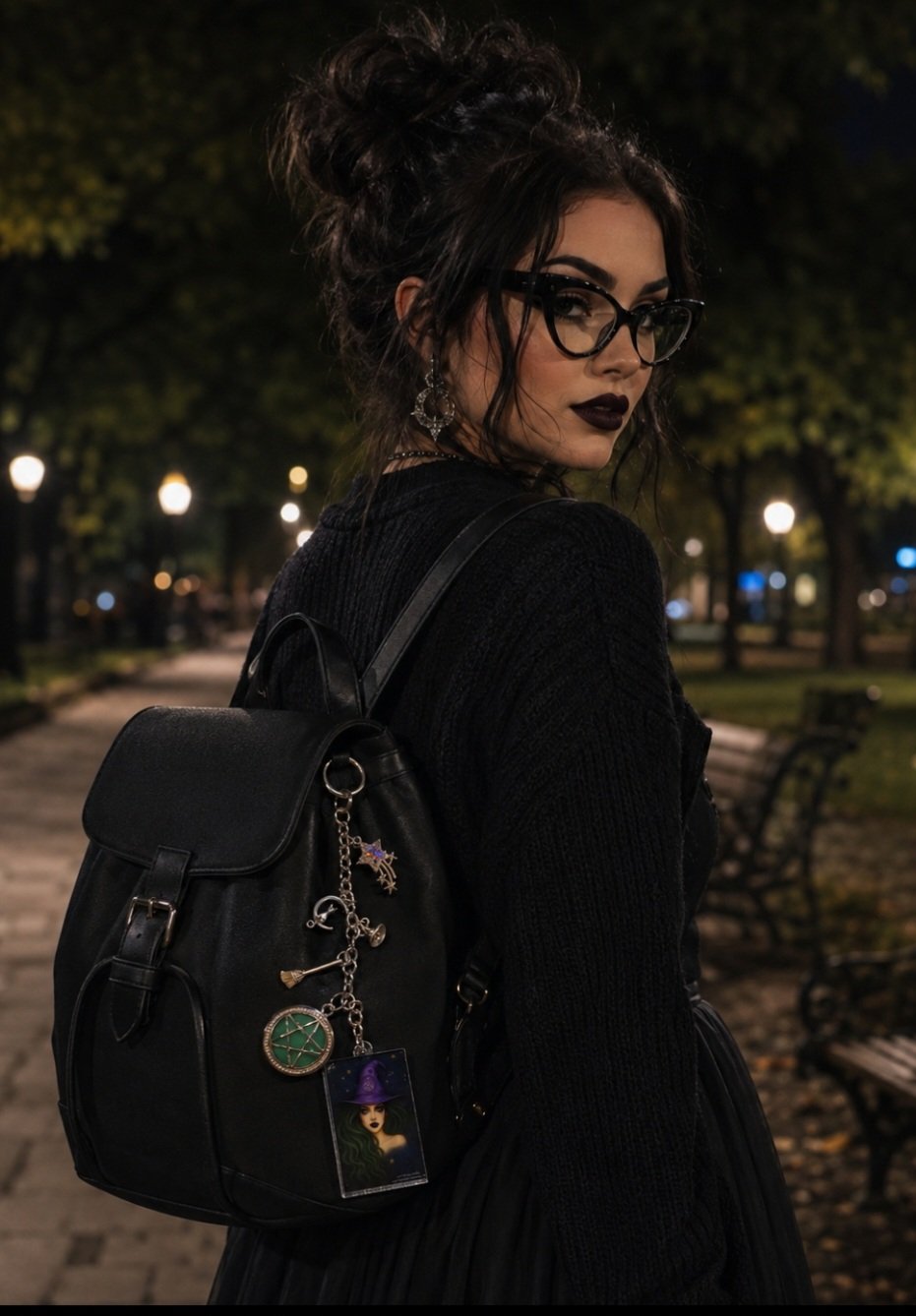 lady with neve bag charm.jpg