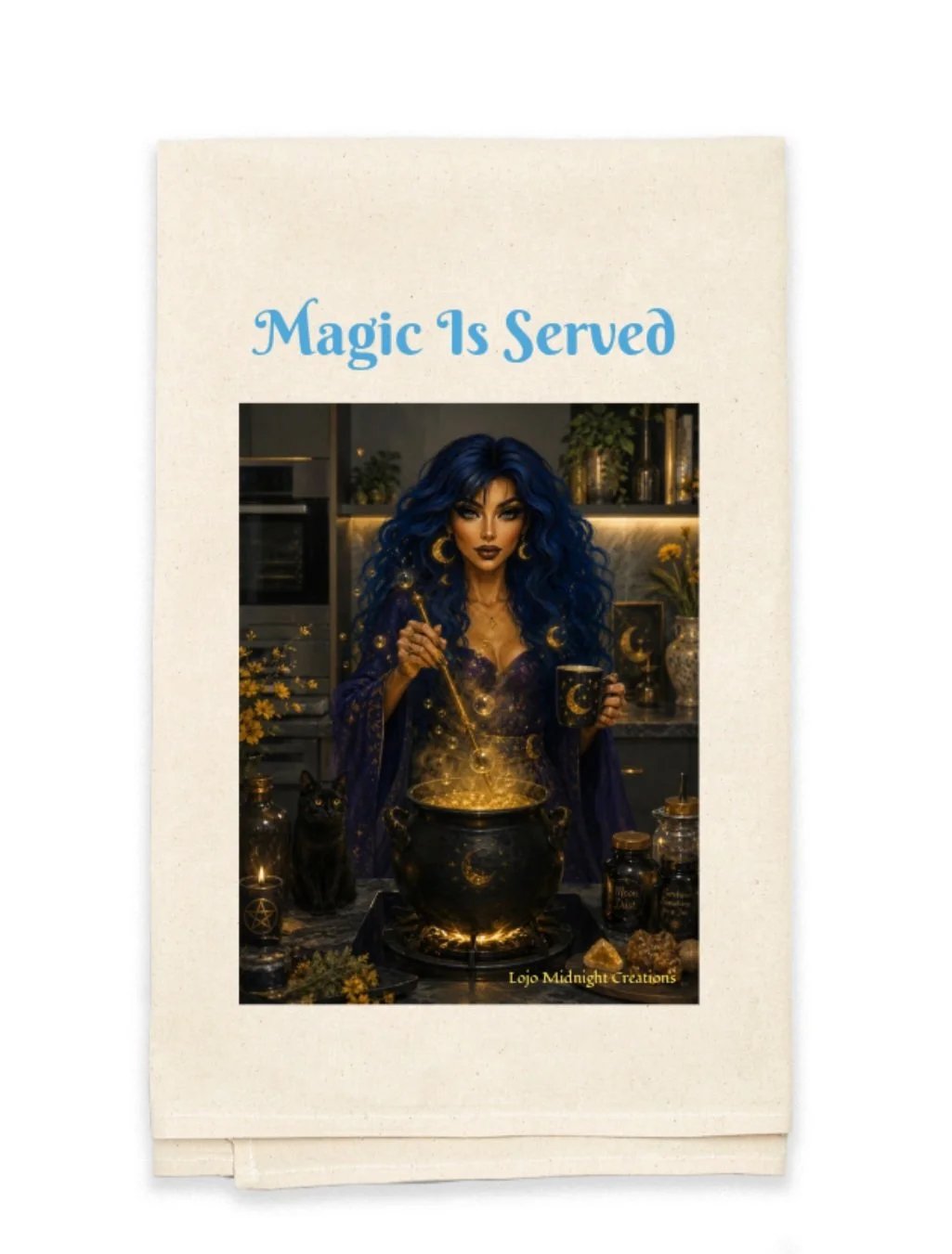magic is served tea towel.jpg