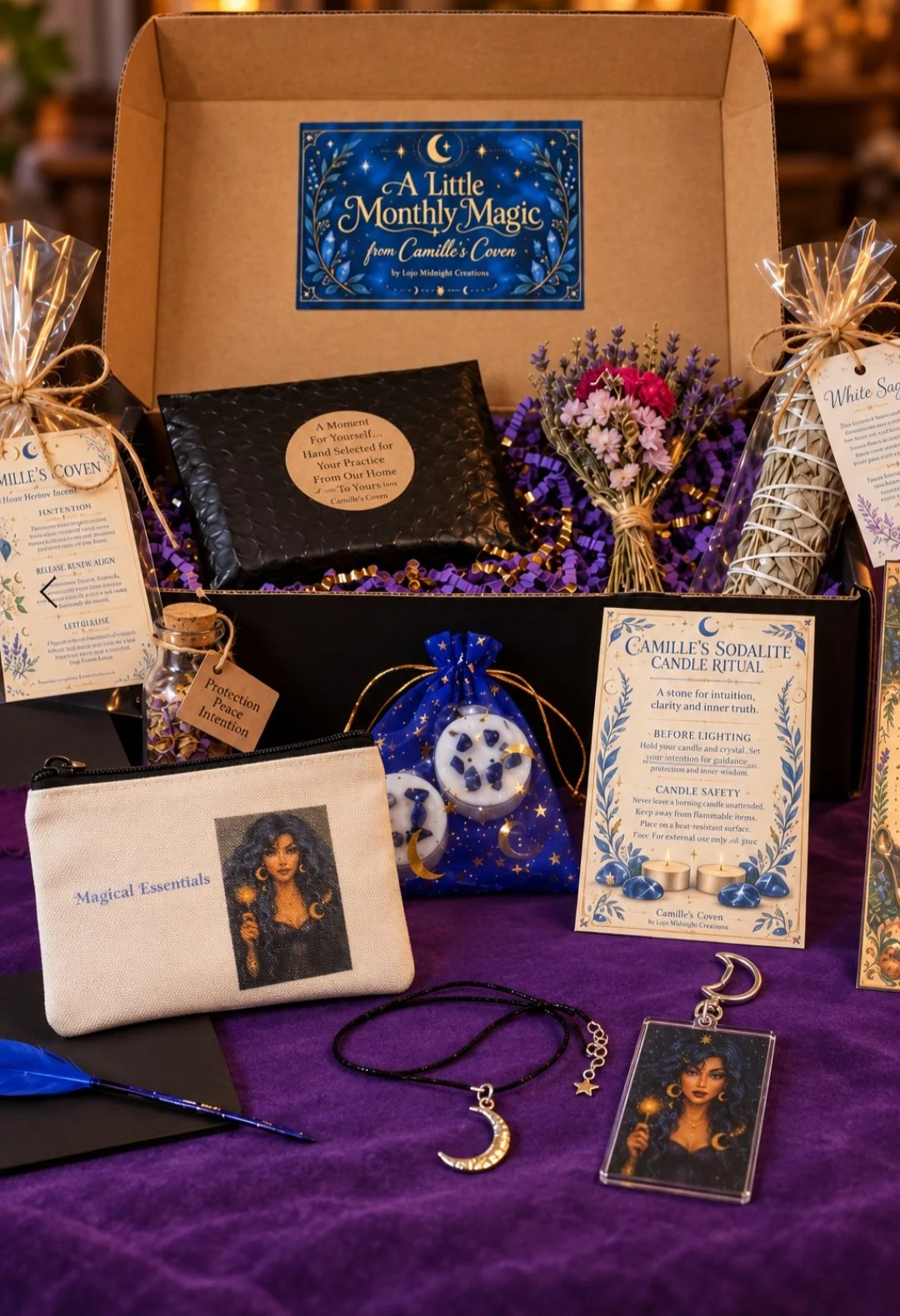 🌙 Welcome to Camille’s Coven-Monthly Witchy Mail- No Subscription-Choose the Months That Call to You!