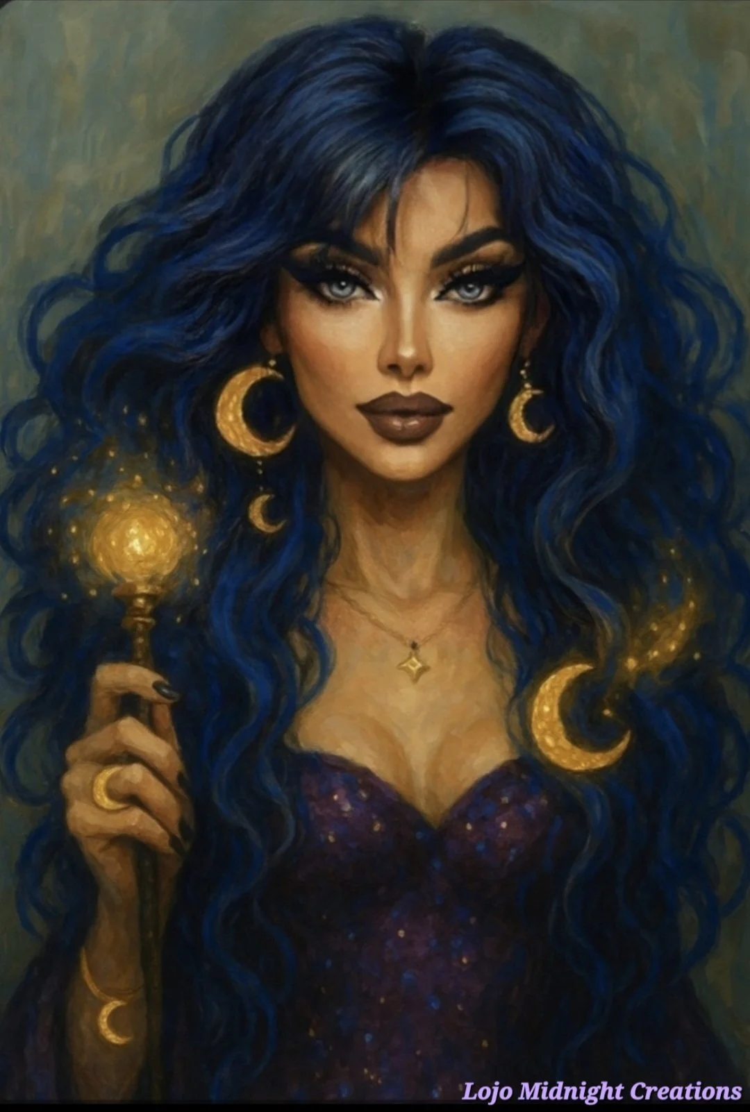 "Camille"-High Priestess of the Veil Art Prints