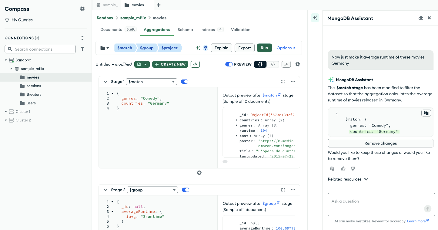 Prototype screenshot