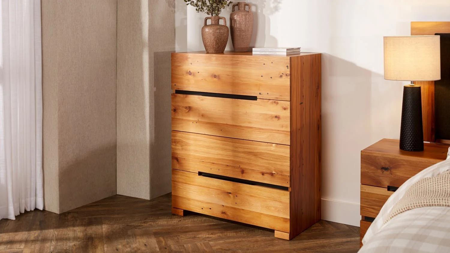 Nelson 4 Drawer Tallboy