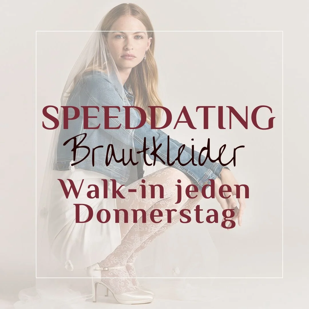Speeddating aber mit Brautkleidern