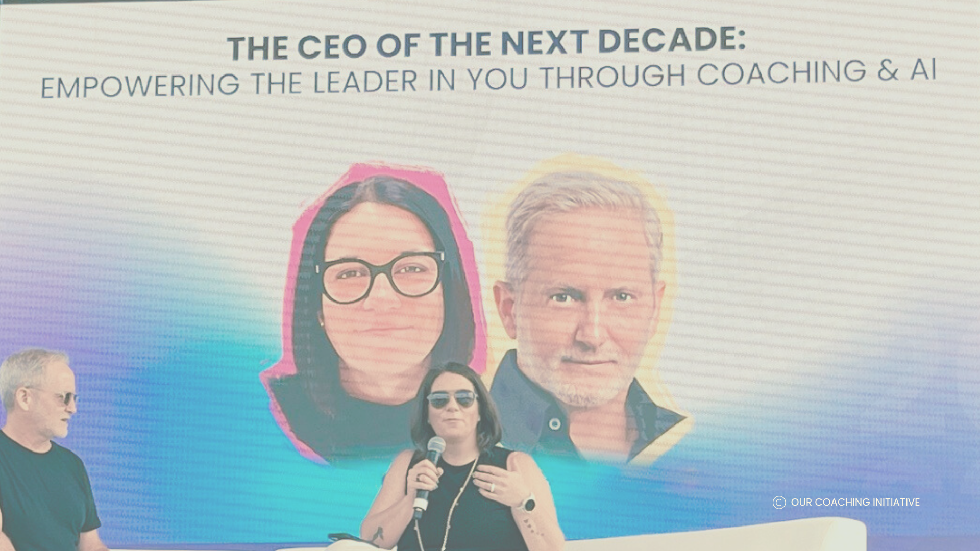 Lindsay Troxell presenting at FutureProof, with a presentation titled 'The CEO of the Next Decade: Empowering the Leader in You Through Coaching & AI.'