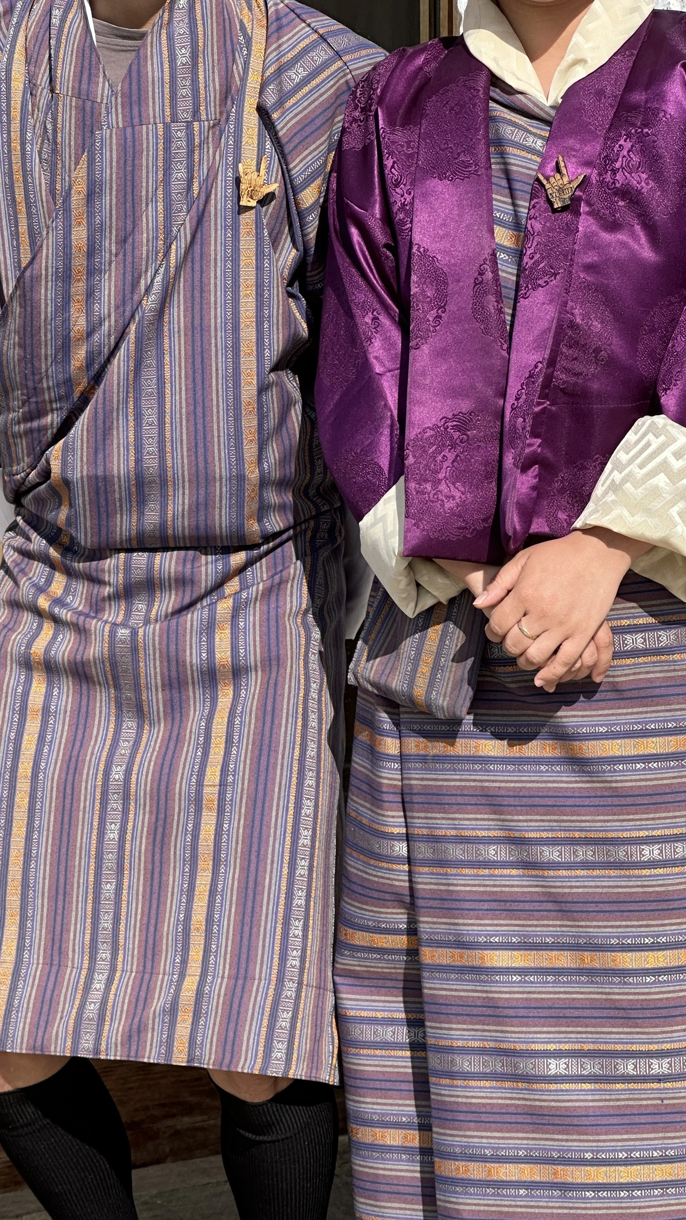 Traditional Bhutanese Dress Detail | Matt and Wahyu Travel.jpeg