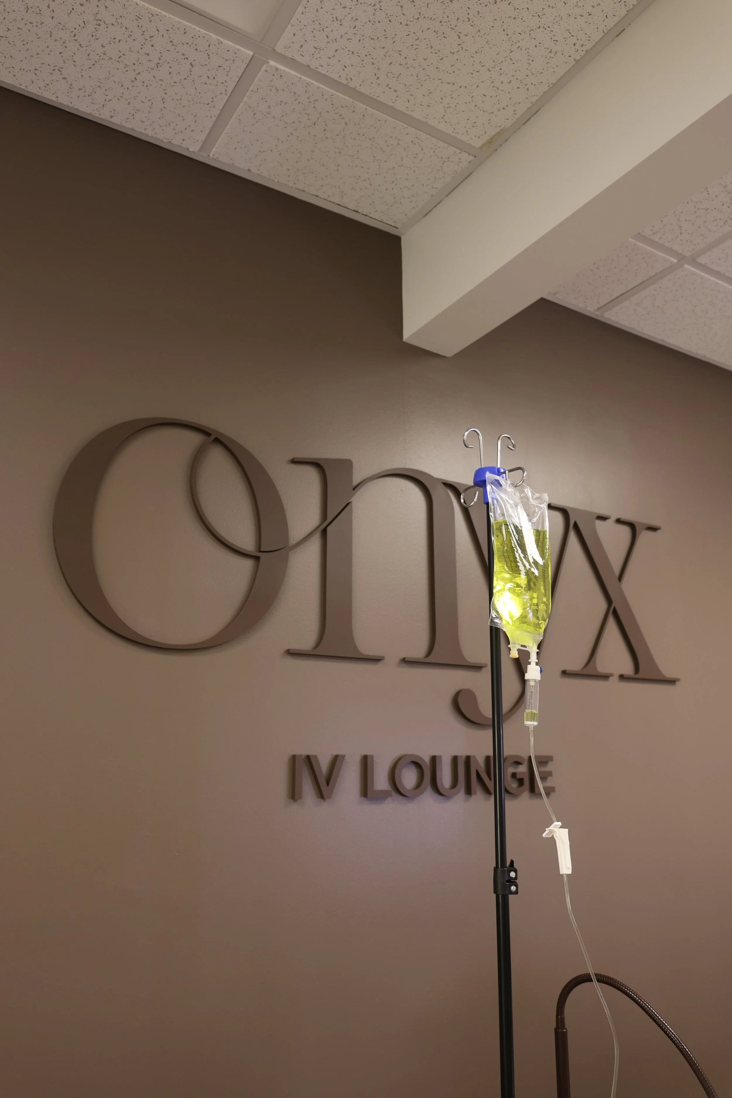 IV hydration therapy delivering vitamins and nutrients to support overall wellness.