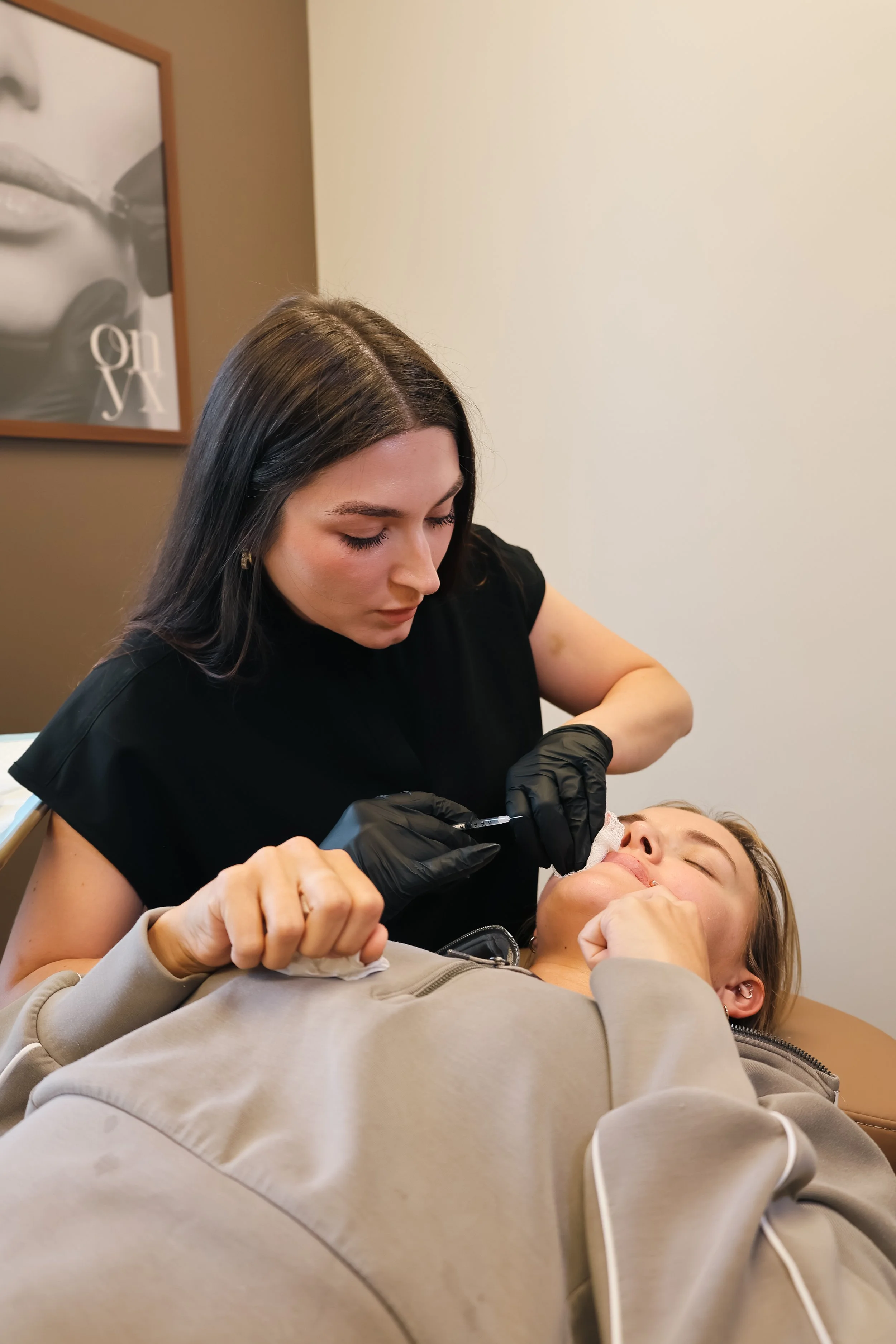 Dermal filler treatments restoring facial volume and enhancing natural facial contours.