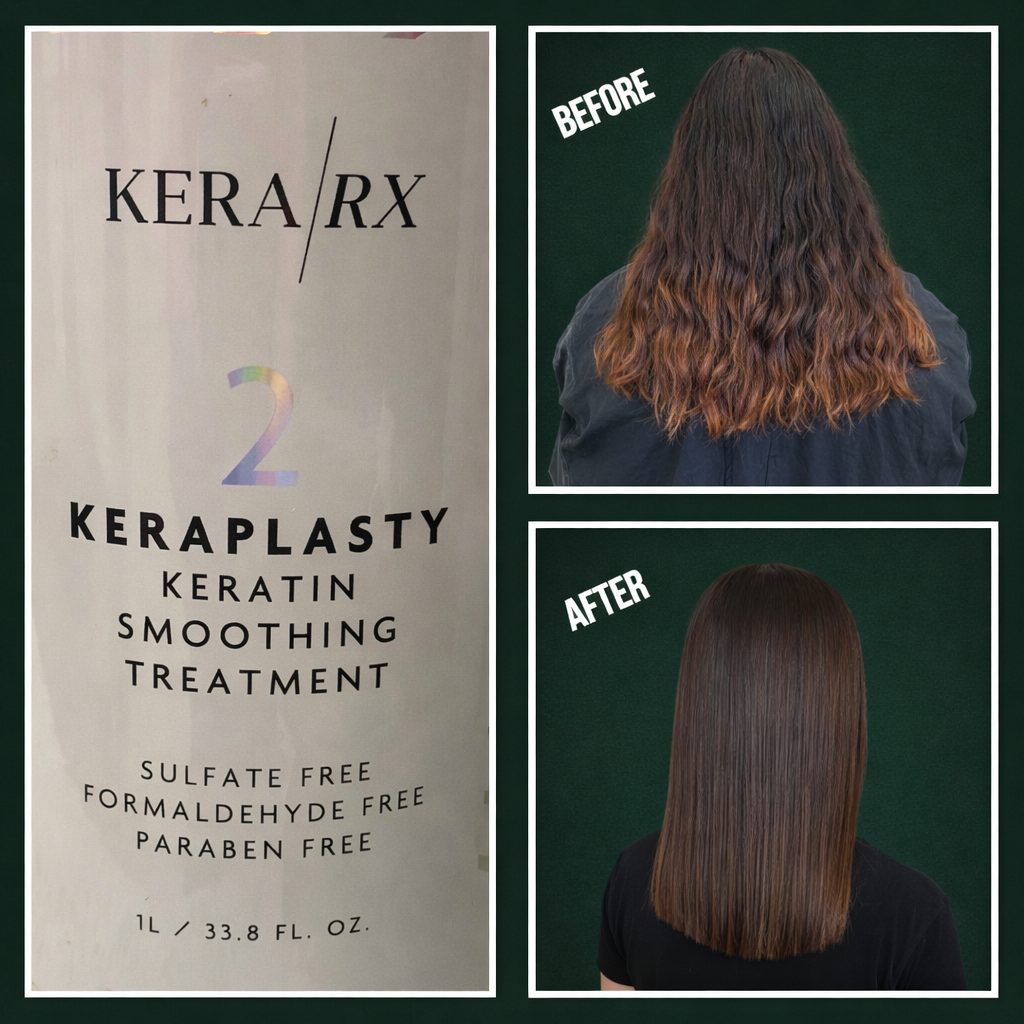 Keratin Treatment and Women's Hair Cut