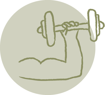 A round, olive-green object with a small handle on the side, resembling a camping or military-style canteen.