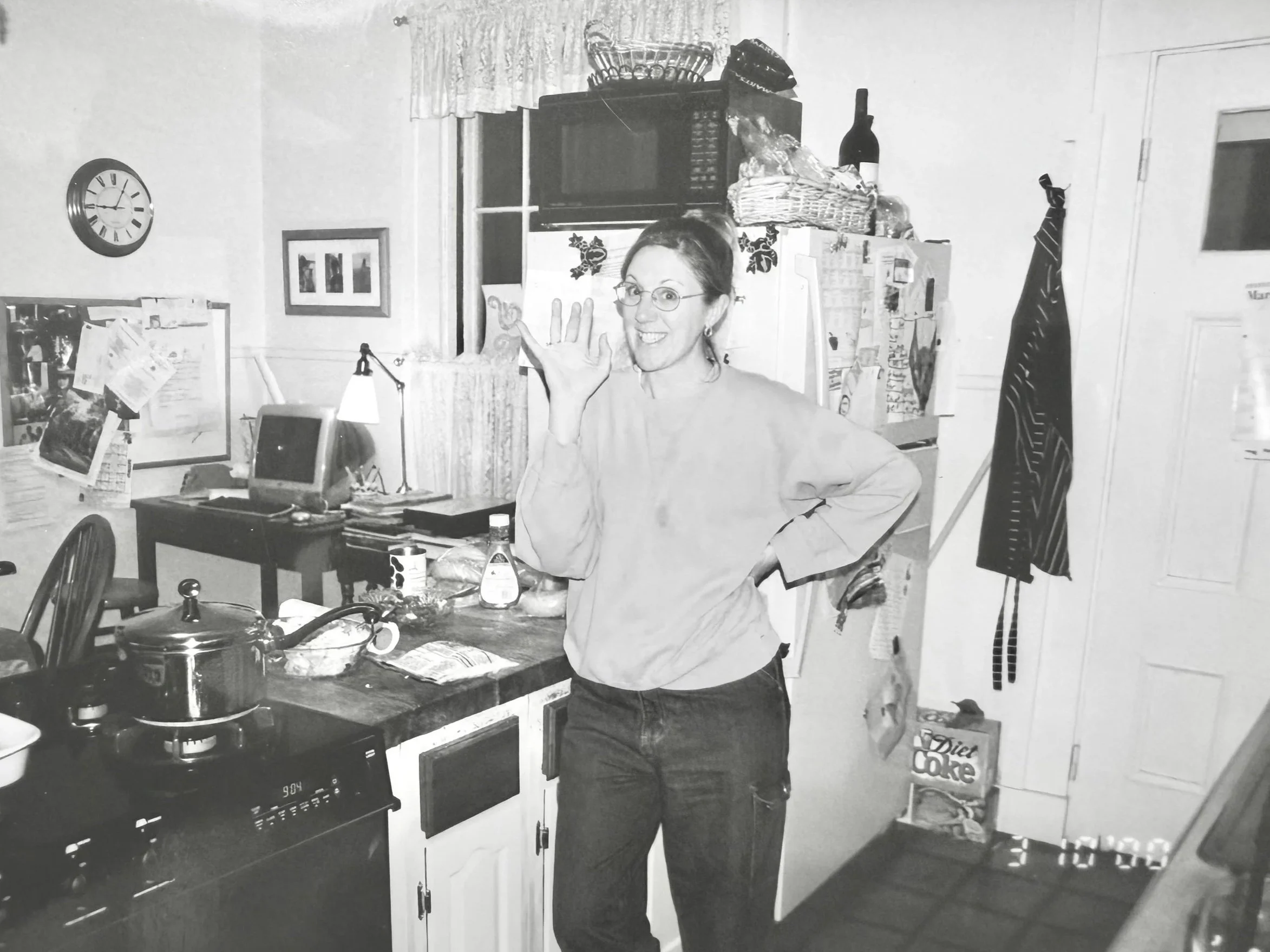 Deb’s first kitchen, circa 2000.