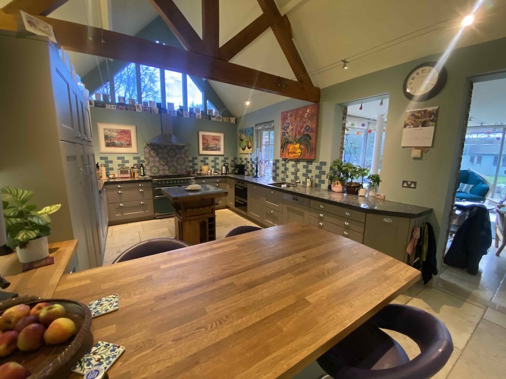 The kitchen where all the home cooking is done