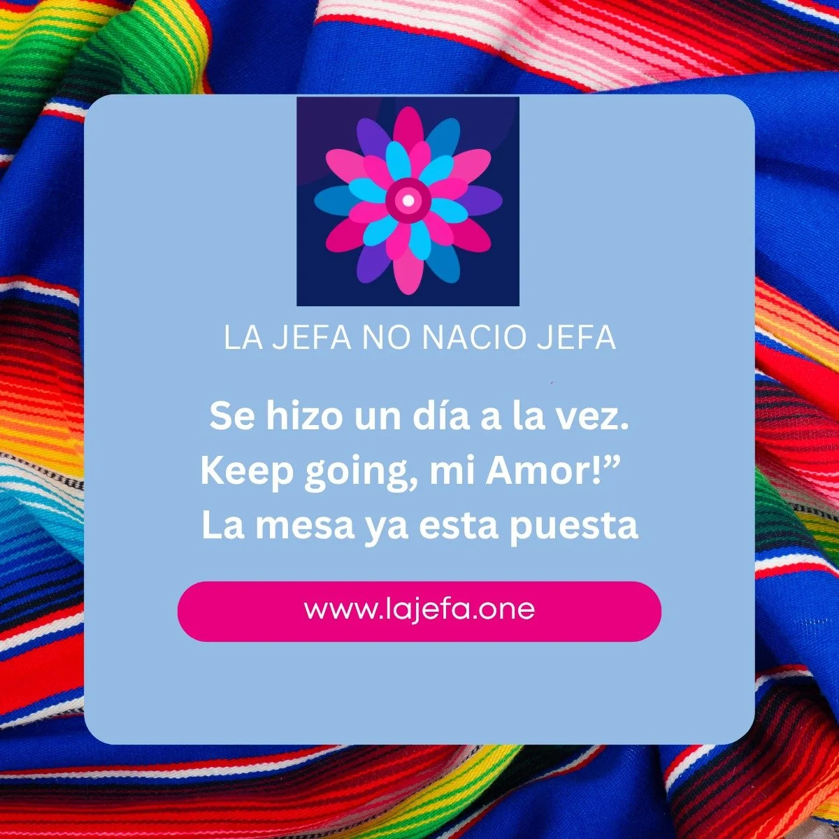 La Jefa no naci&oacute; Jefa. 
Se hizo
Un d&iacute;a a la vez.

No hubo un momento m&aacute;gico.
No hubo una se&ntilde;al perfecta.
No hubo un d&iacute;a en que todo estuviera listo.

Hubo madrugadas. Dudas. Oraciones.
Hubo d&iacute;as que nadie vio