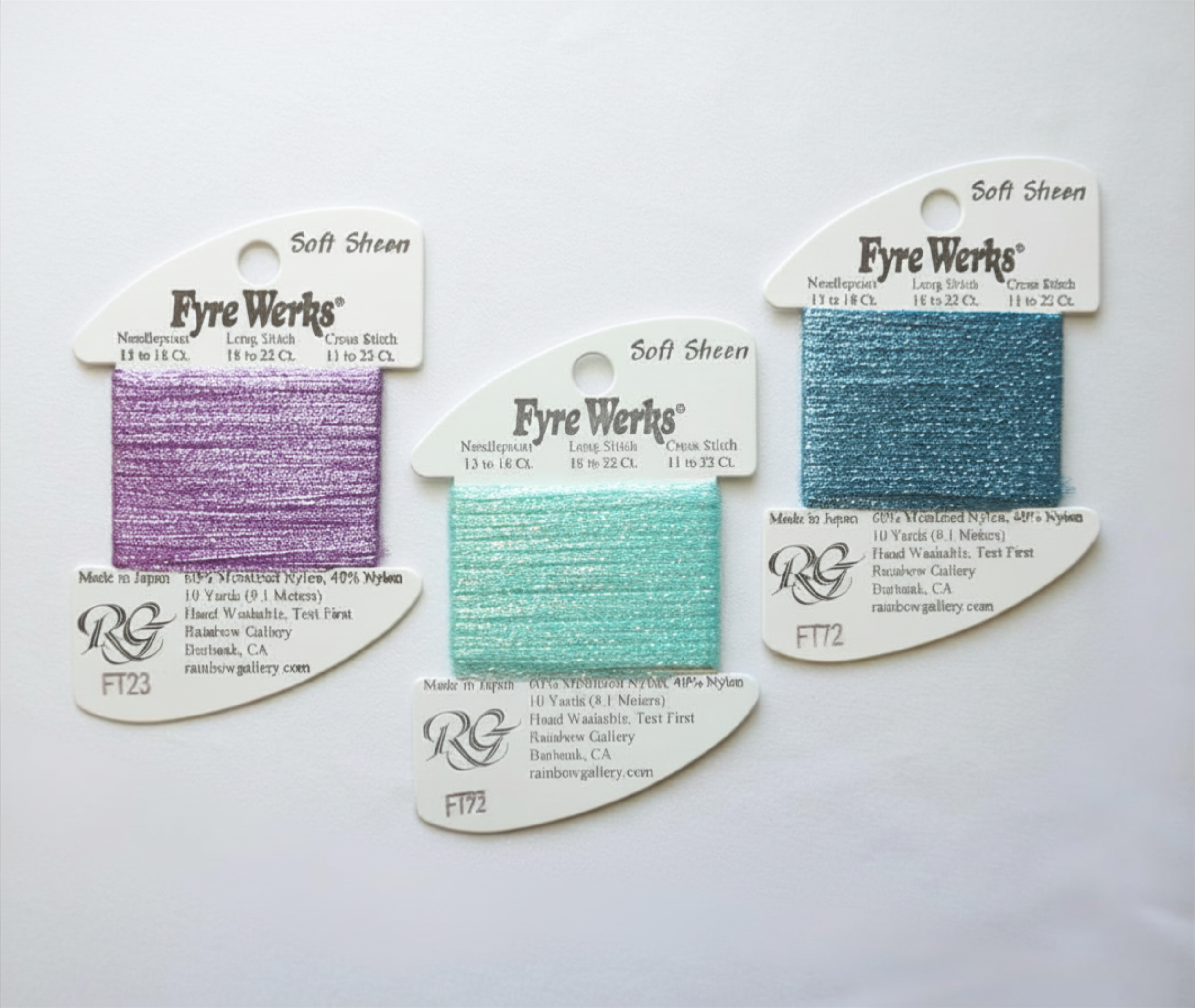 Fyrewerks: 18 & 13 Mesh, 10 yards | A high-luster metallic ribbon perfect for adding glitter to your stitching.