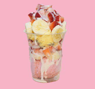 Helado con Futas