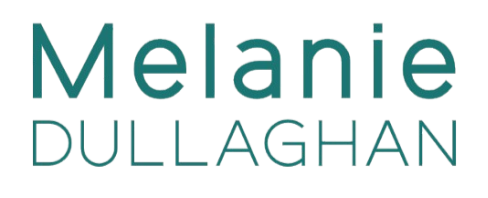 Text reading "Melanie Dullaghan" on a plain background.