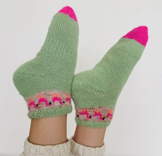 Flappy Flamingo Socks