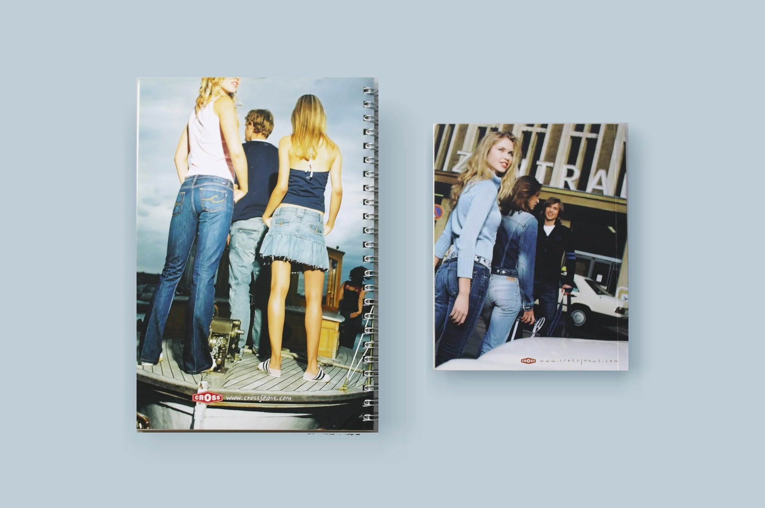 Vorderseite des Produktkalalogs und der Imagebroschüre für CROSS Jeans
