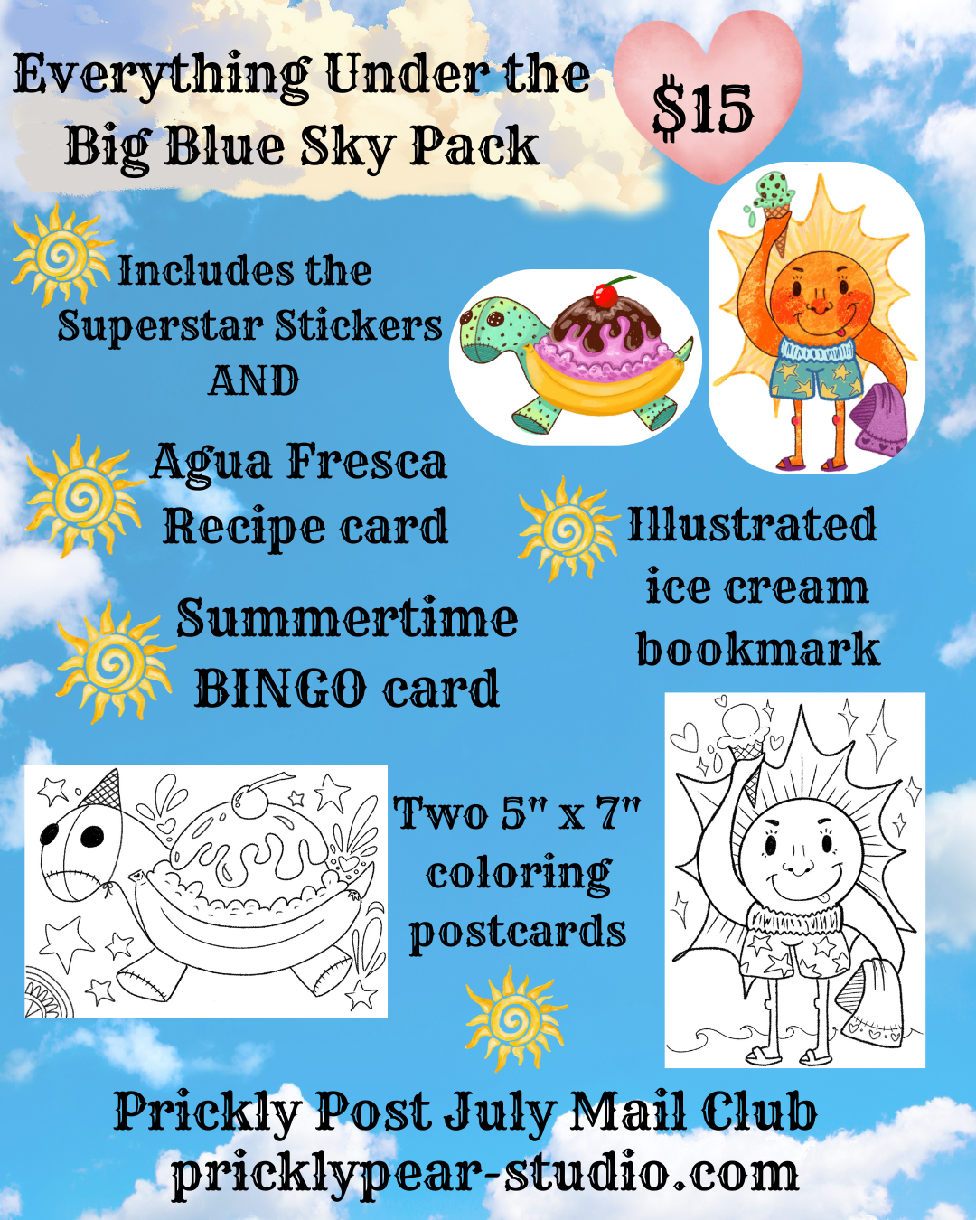 Everything Under the Big Blue Sky Mail Pack