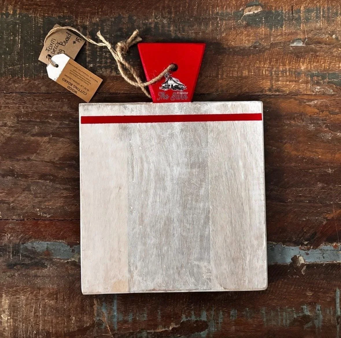 Rustic Kitchen Farmhouse Charcuterie-Style Display Board & Decor