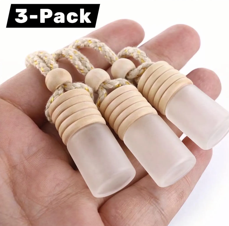 Natural Essential Oil Car Diffuser Set (3-Pack)