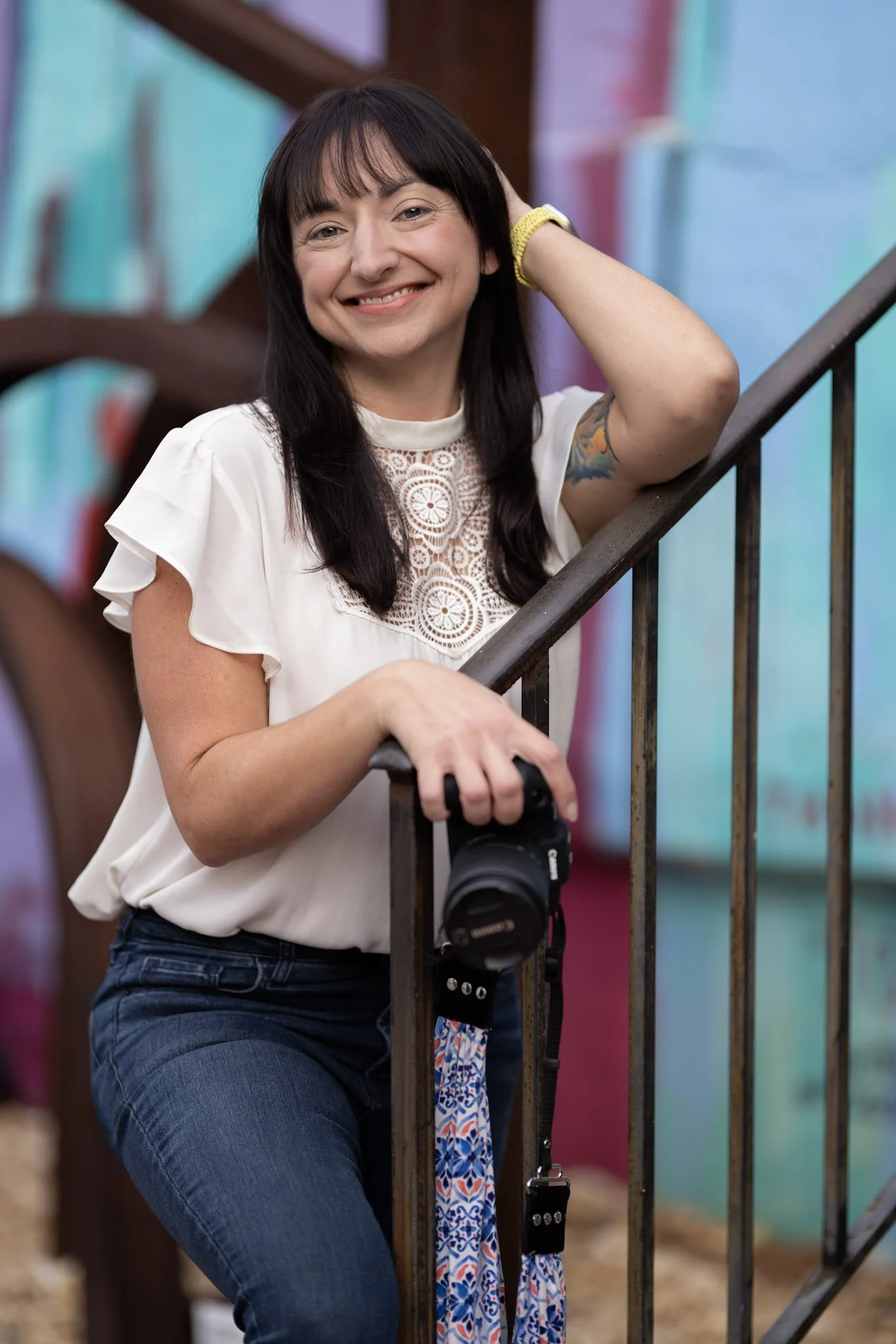 Headshot image of Yvonne Taylor-Jones, the face behind Yaya Jones Photography.