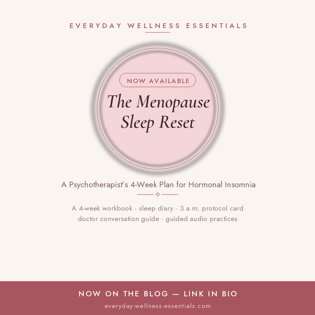 The Menopause Sleep Reset - A Psychotherapist’s four-week plan for hormonal insomnia