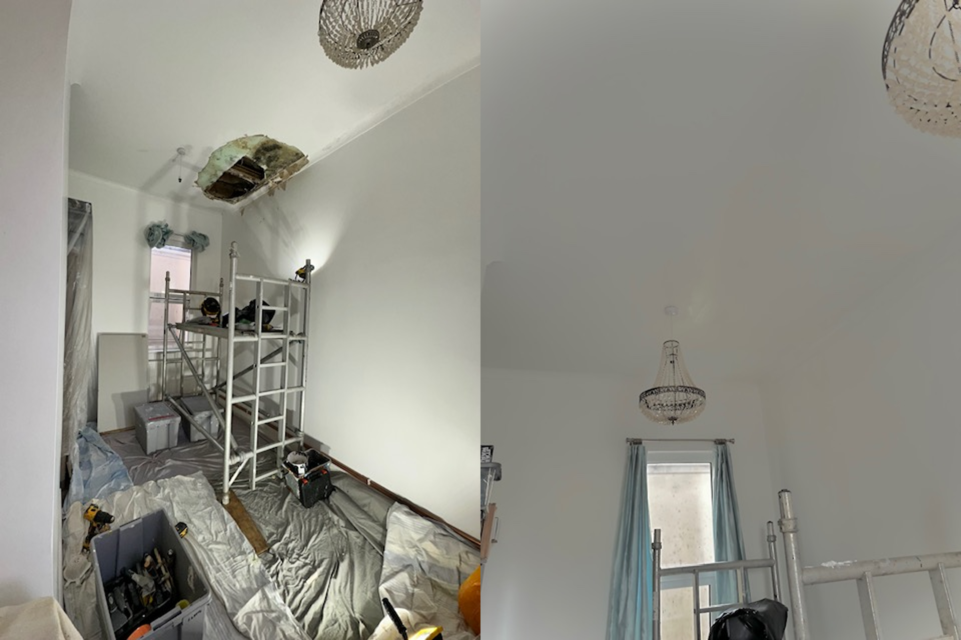 ceiling damage repair