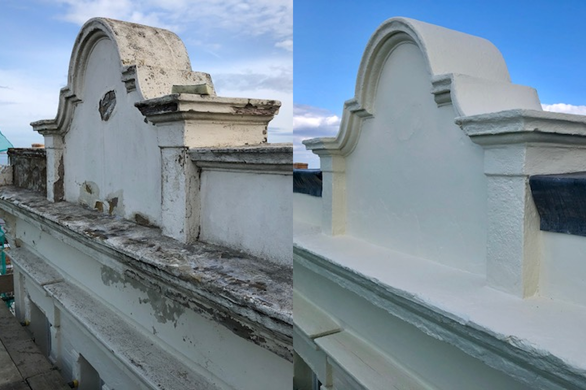 refurbished masonry