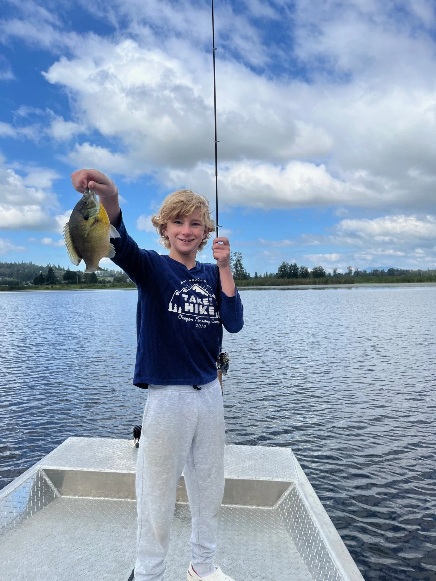 Lake fishing in Skagit Valley.