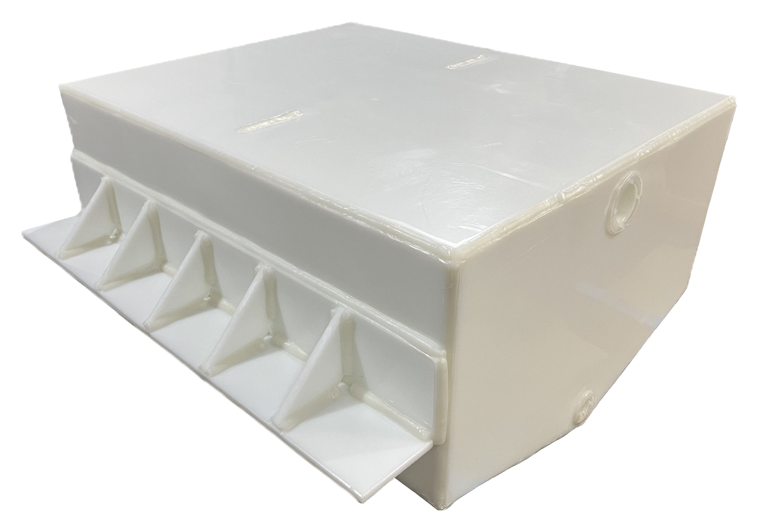 40-ish gallon tank fabricated from HDPE