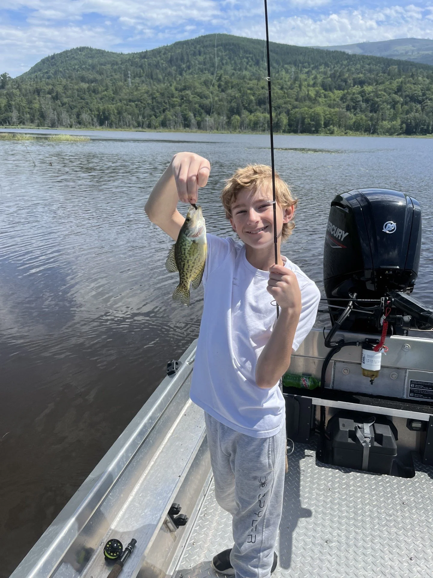 A panfish for the boy.