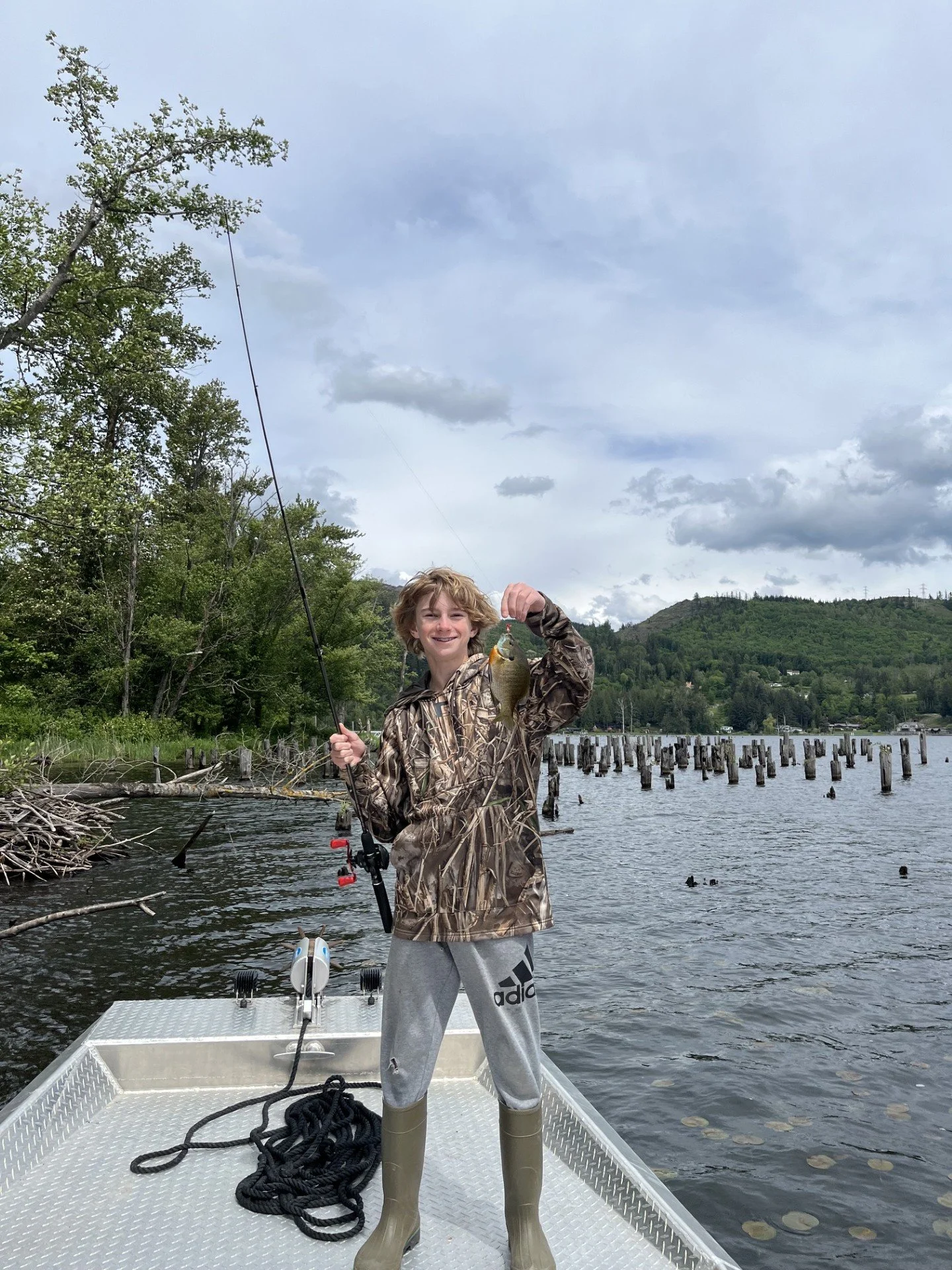 A nice bluegill out of Clear Lake.