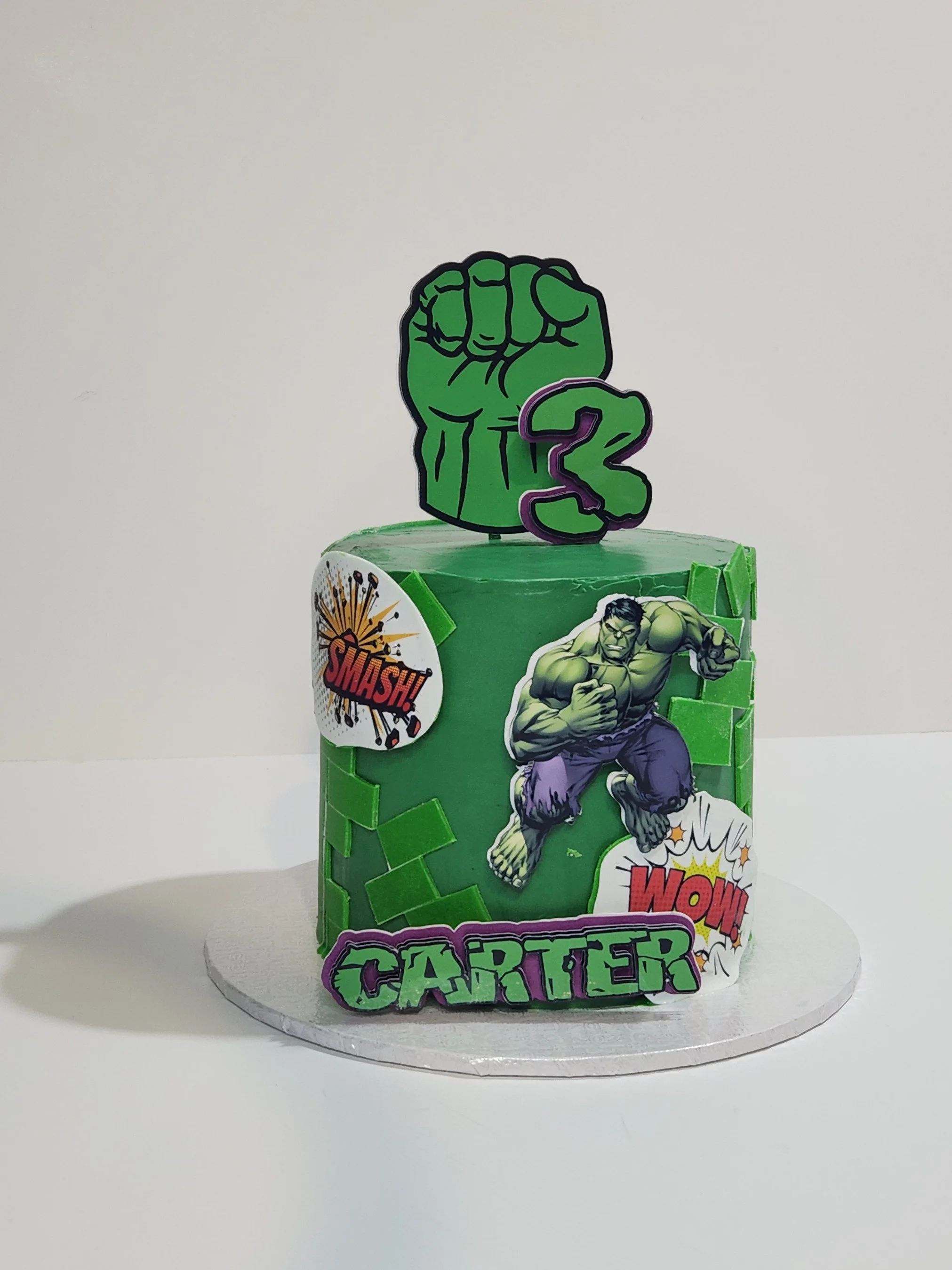 Avengers, Hulk Theme Cake