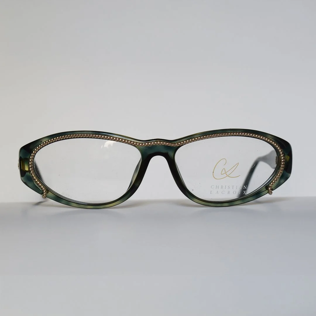 Christian Lacroix Embellished Green