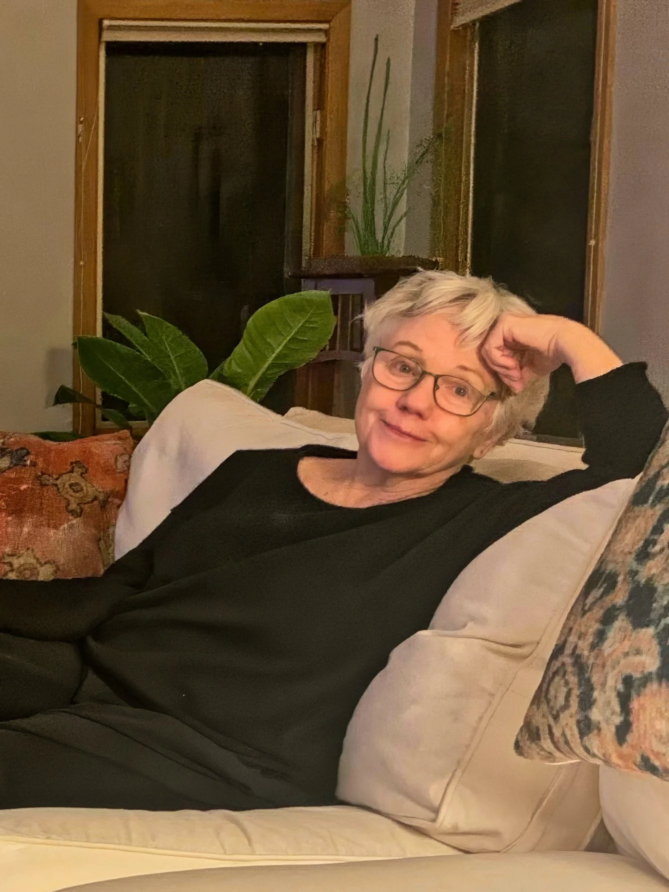 Mary Trimble at home.