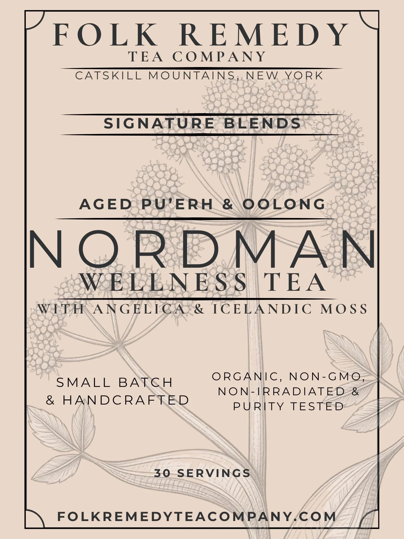 NORDMAN WELLNESS TEA™ with Pu'erh & Oolong