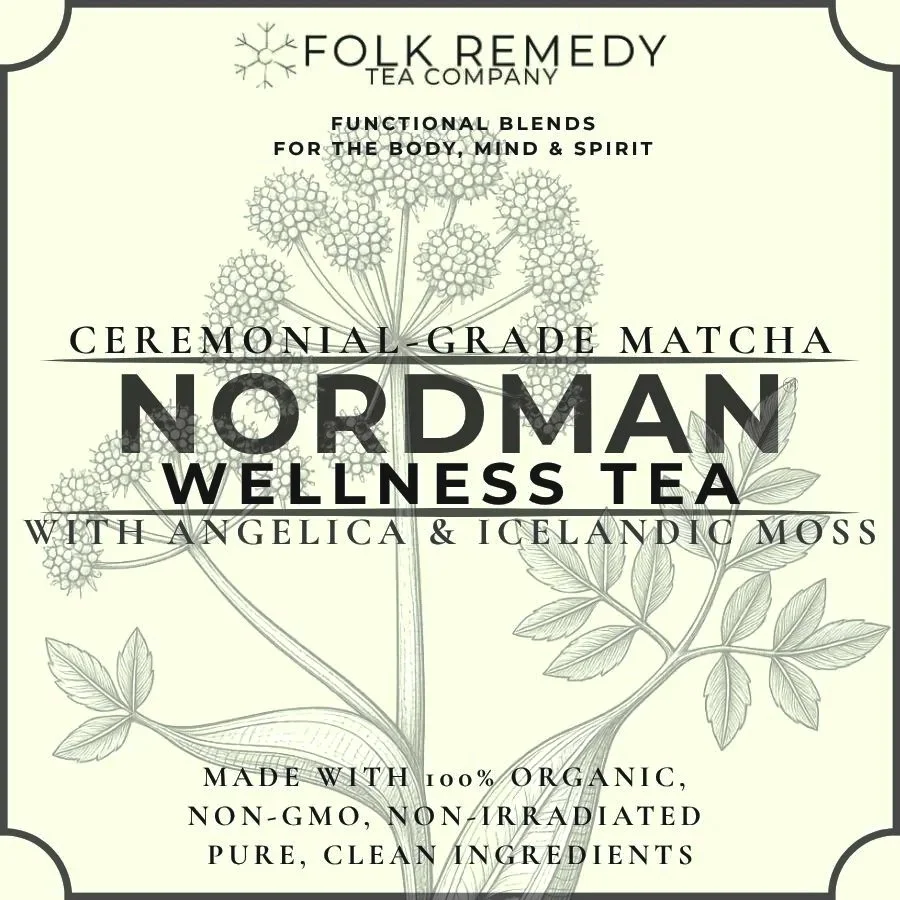NORDMAN WELLNESS TEA™ with CEREMONIAL-GRADE MATCHA