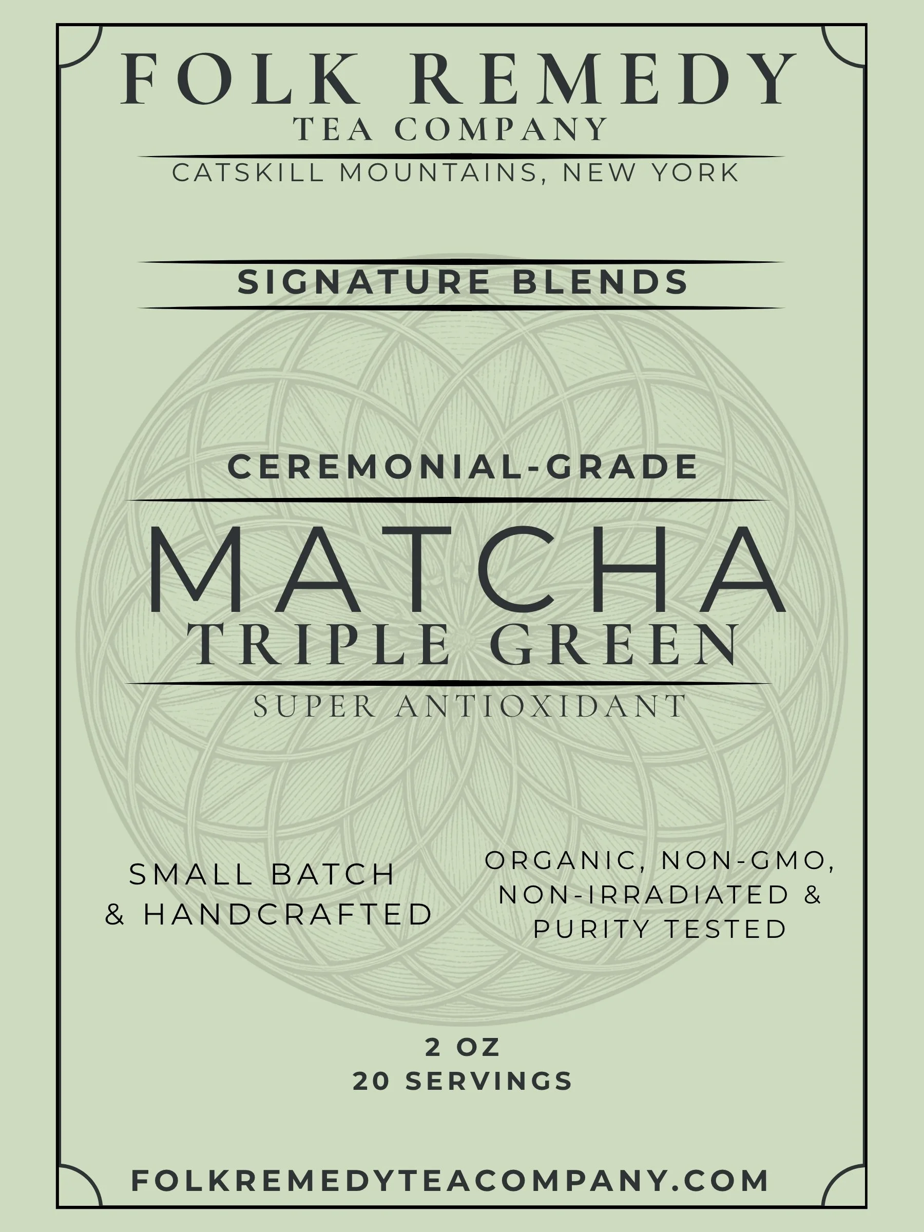 MATCHA TRIPLE GREEN