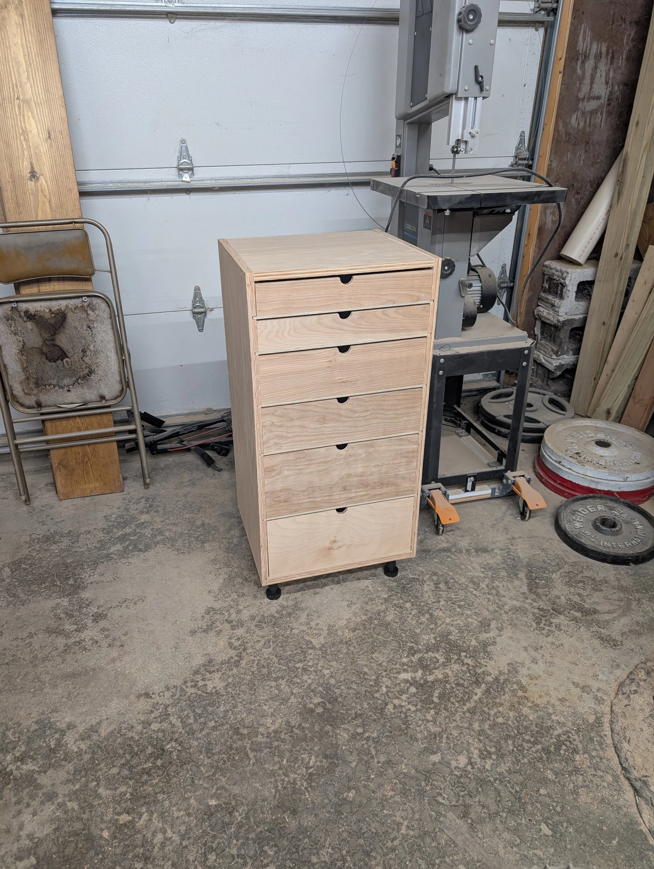 Shop Cabinet Drawer System - Tool Organizer | Removable Drawer Storage | Quick Plywood Toolbox