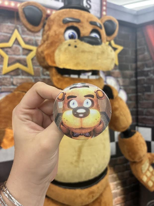 Haunted Bear Animatronic Button