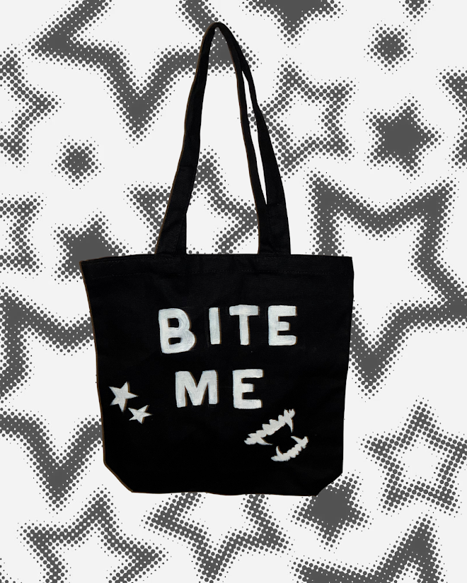 Bite Me Tote Bag