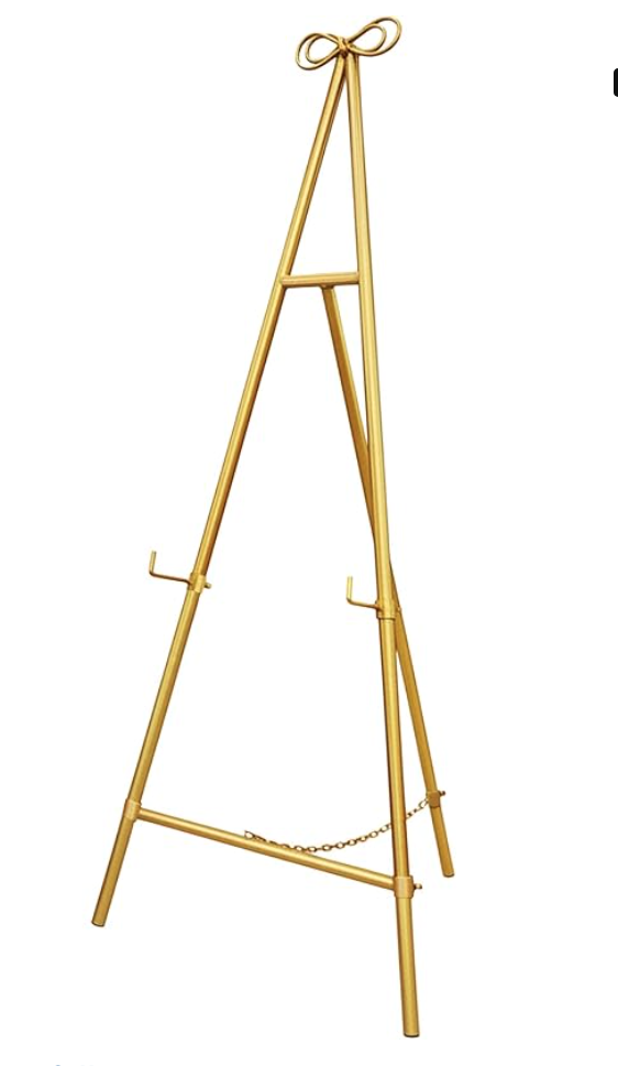 Gold Easel Display Stand
