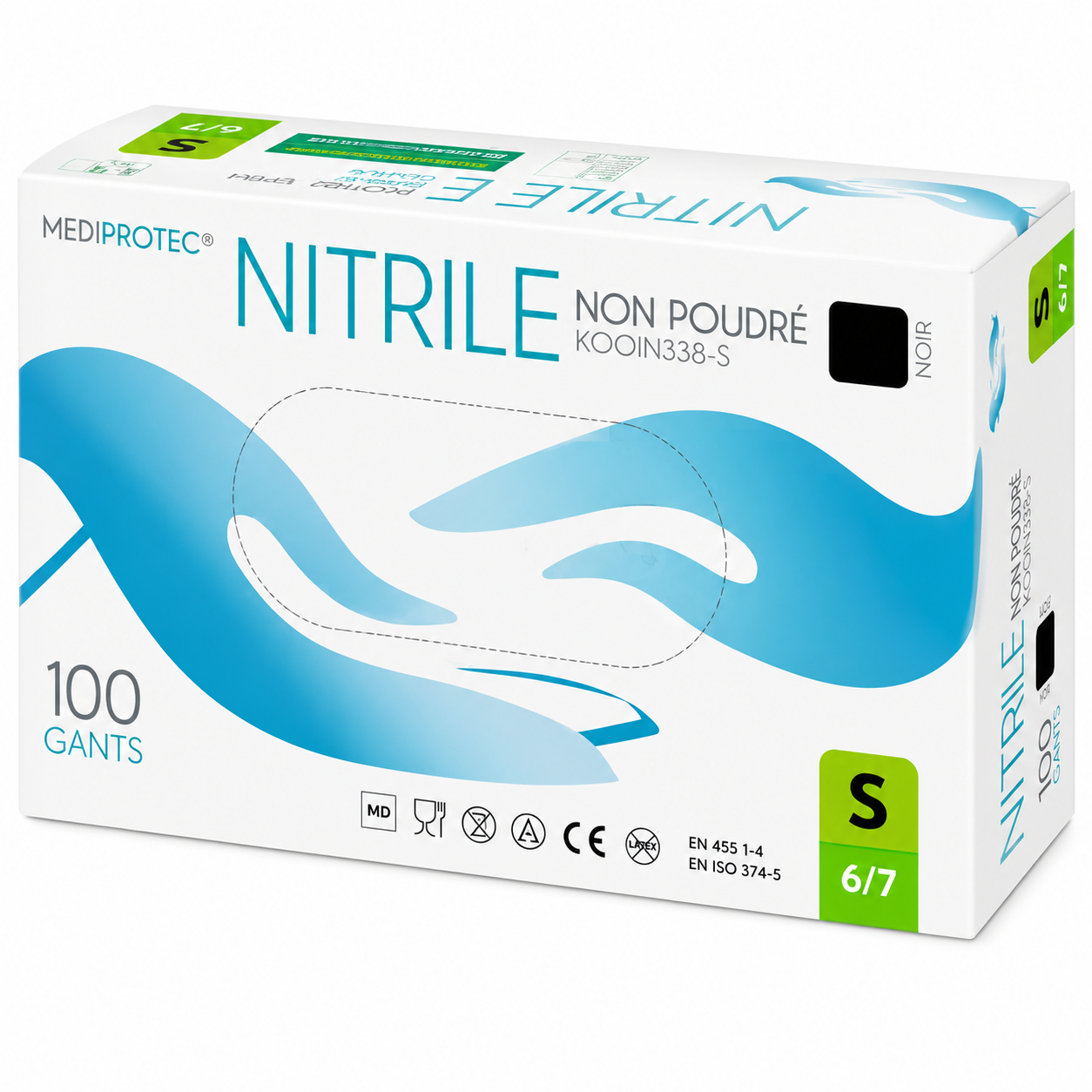 Gant d’examen nitrile non poudré