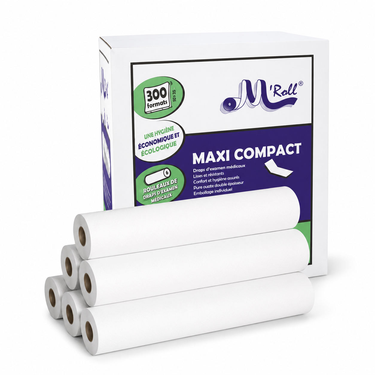 Draps d’examen lisses Maxi Compact
